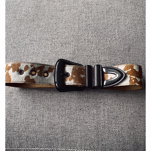 DUNDAS Accessories - - NEW DUNDAS X REVOLVE Cow Print Belt AX3